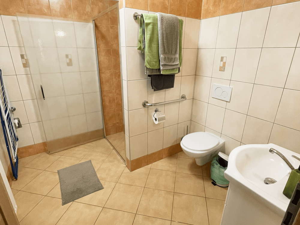 Velký apartmán - bezbariérová koupelna